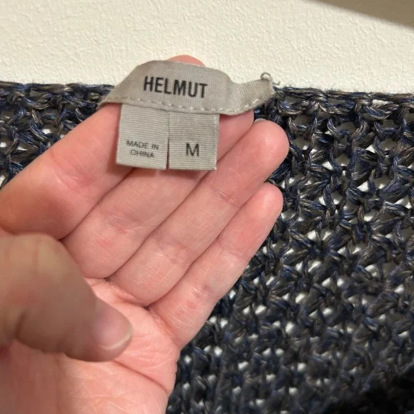 Helmut Lang Charcoal V-Neck Sweater - Picture 3 of 3